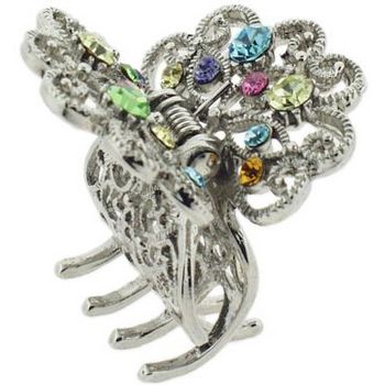 Karen Marie - Mini Filigree Jaw Clip - Rainbow Hue (1)